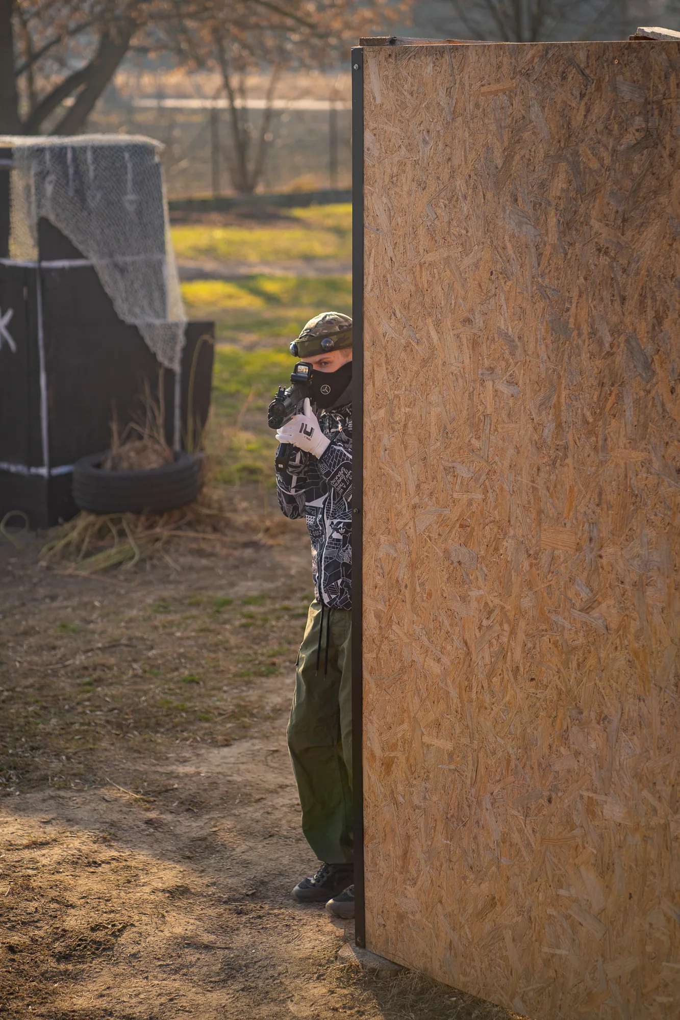 NOKA podczas gry na arenie Lasertag Warsaw